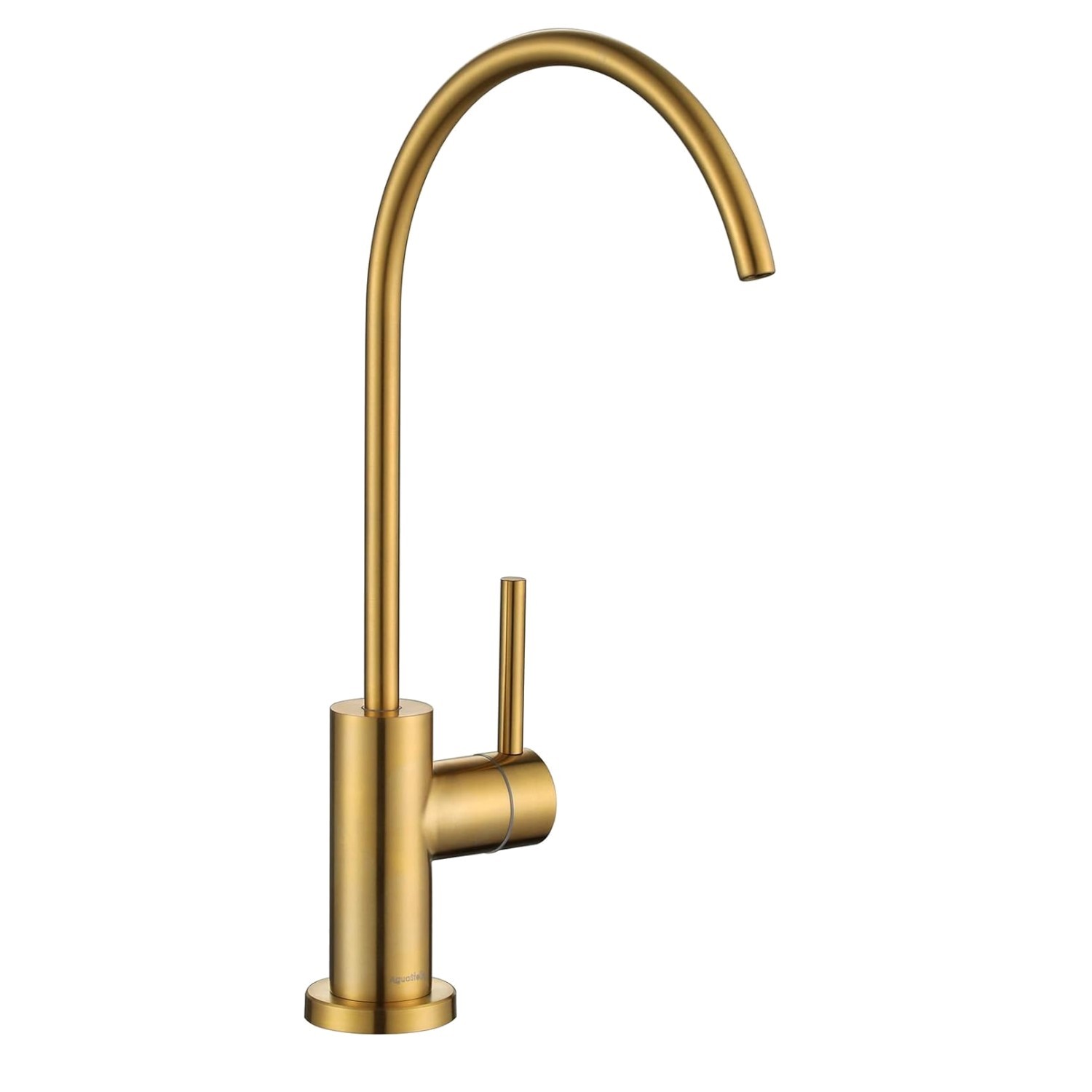 Elegant Brushed Gold Stainless Steel Kitchen Water Filter Faucet for RO Systems