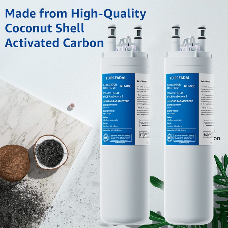 2PACK For Frigidaire WF3CB Refrigerator PureSource Ultra 3 Water & Ice Filter US