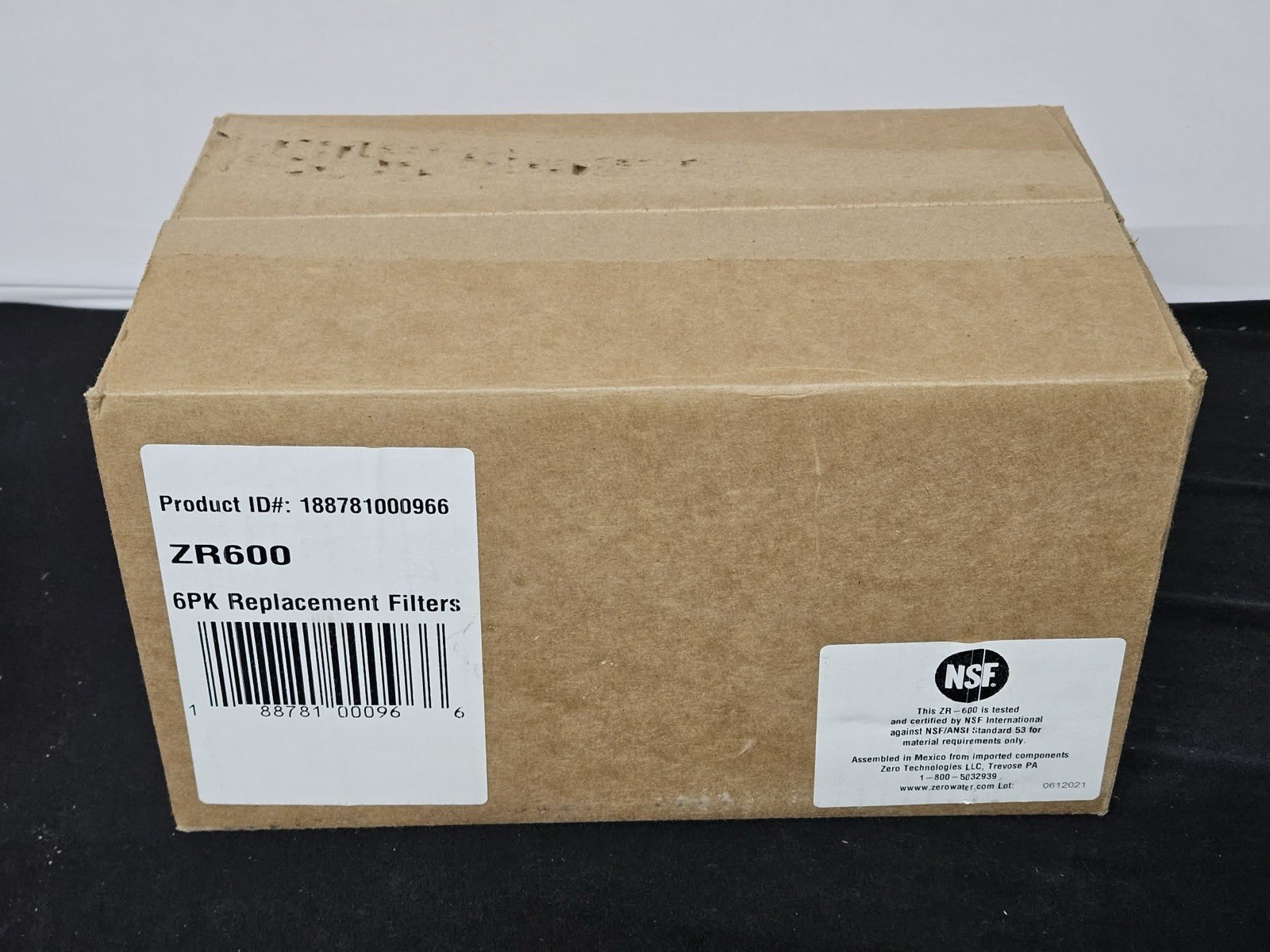 ZeroWater ZR600 5-Stage Replacement Water Filters 5 Pack New Sealed NSF