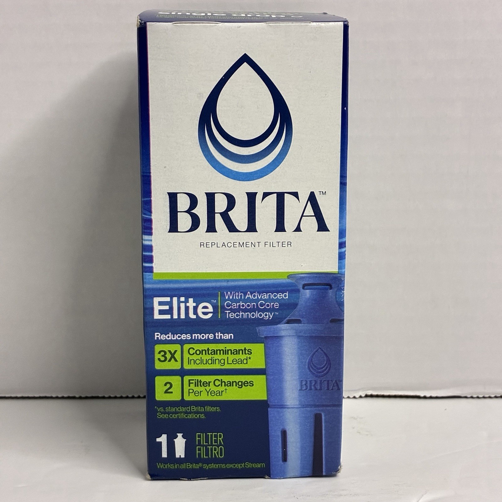 Brita Elite Replacement Water Filter OB06 120 Gallon 6 Month Genuine Sealed