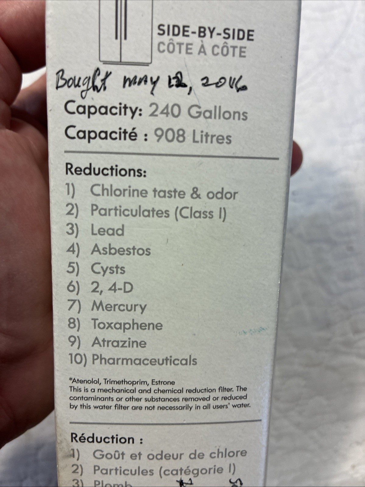 Kenmore 9085 Replacement Refrigerator Water Filter (469085)