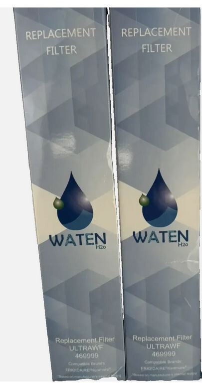 2 X Waten H2O ULTRAWF3CB 469999 Replacement Filter for Frigidaire Kenmore