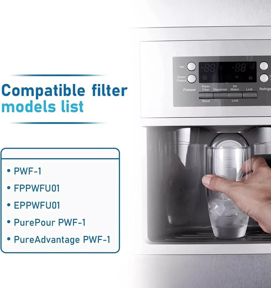 (1-6 Pcs) Frigidaire PWF-1 FPPWFU01 Refrigerator PurePour Water &Ice Filter