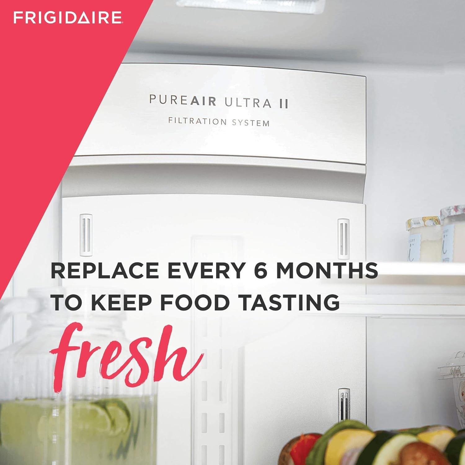2X Replacement Refrigerator Air Filter Frigidaire PAULTRA2-2PK PureAir Ultra II
