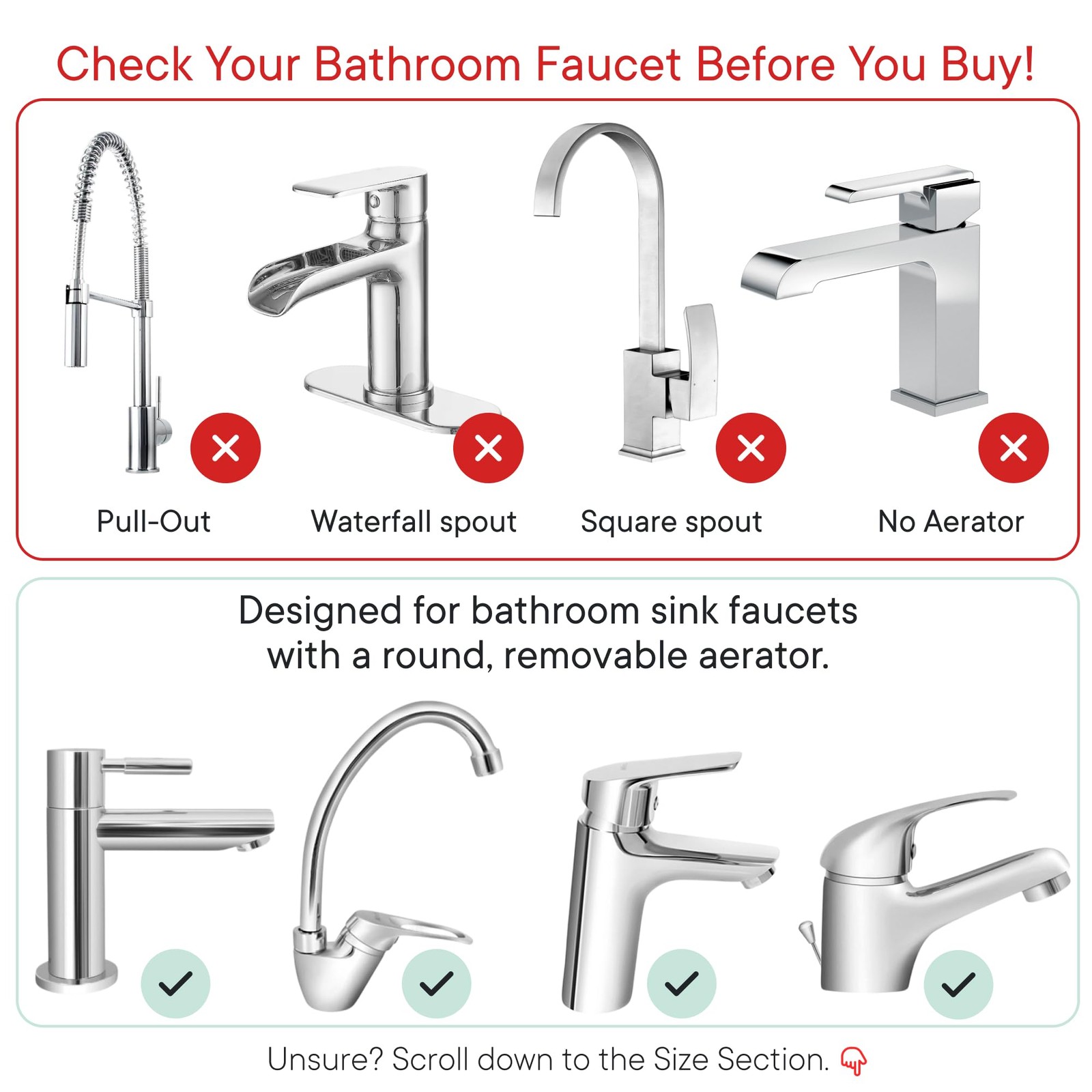 Skincare Bathroom Sink Filter Water Faucet for Skin, Reduces 99% Chlorine and…