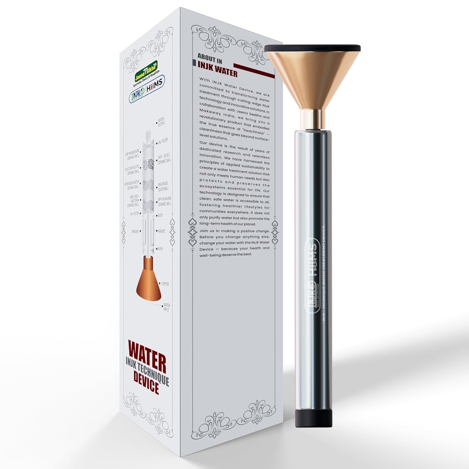 Jeena Sikho INJK Alkaline Water Filter System No Replacement Filter Free Kit