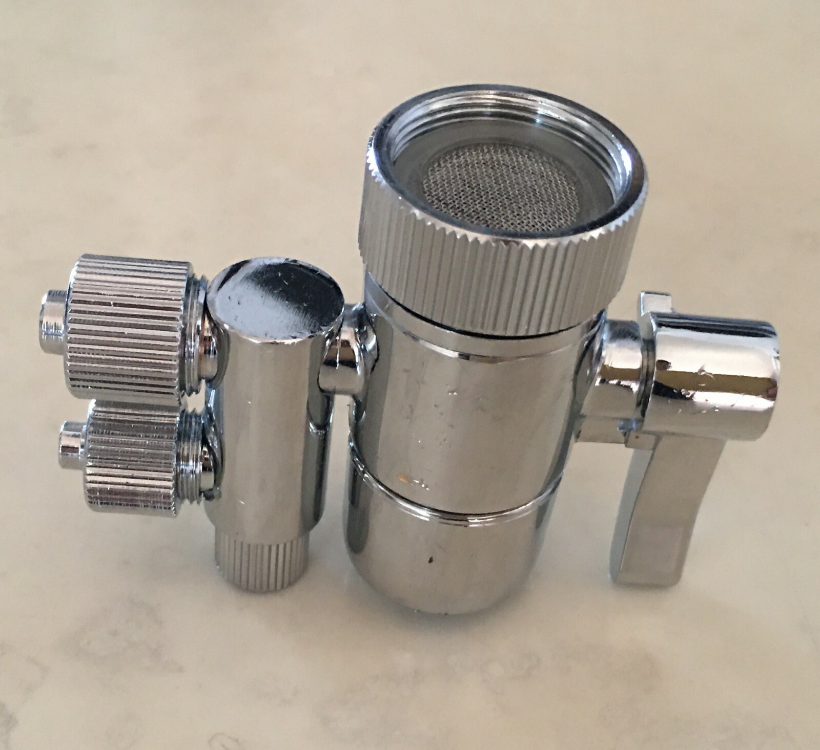 Two way Faucet Diverter Valve for 3/8″ in & 2.5/8″ tubing out FOR eSpring Amway#