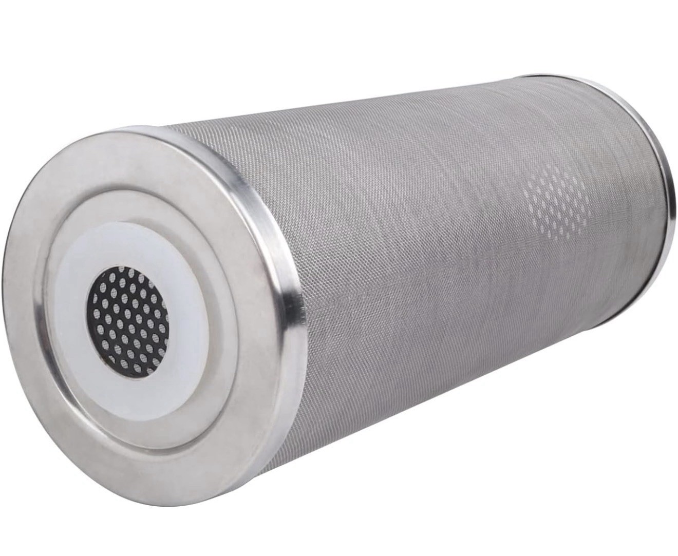 Amwater Stainless Steel WireMesh Filter Cartridge 10” L & 4.5” OD 25 Micron