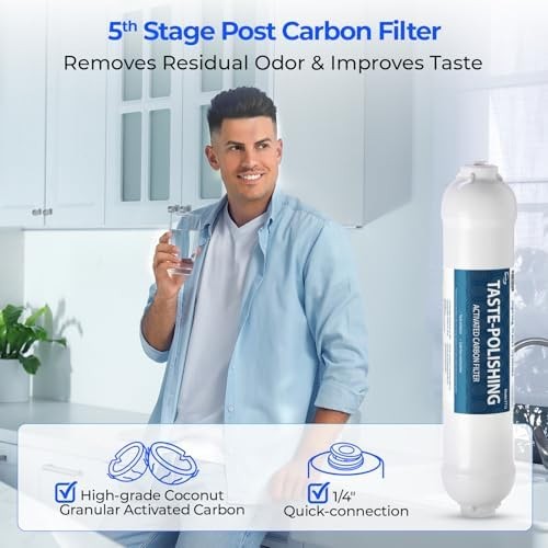 iSpring F9K NSF Certified 1-Year Reverse Osmosis Water Filter, Alkaline Remin…