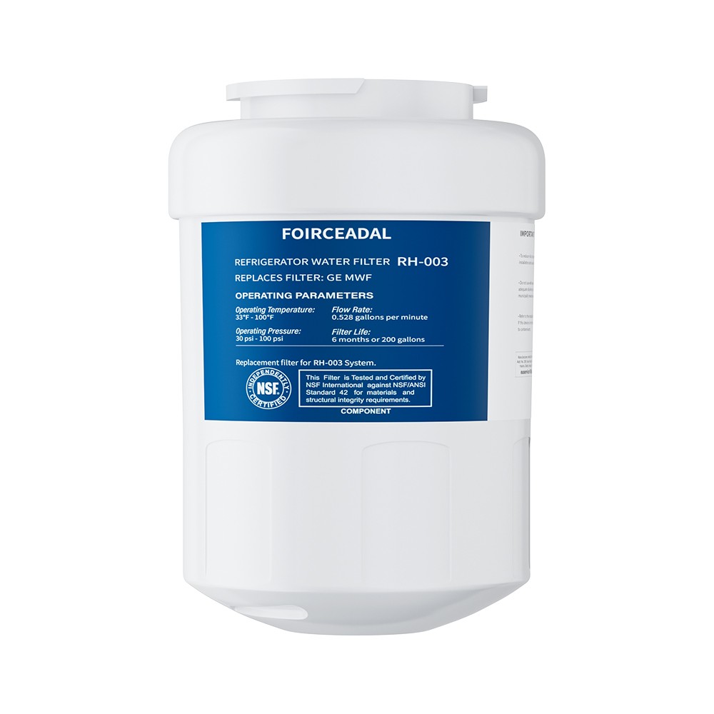2-6x For GE MWF 46-9991 MWFP BSS25JFRJWW Smartwater Fridge Water Filter Replace
