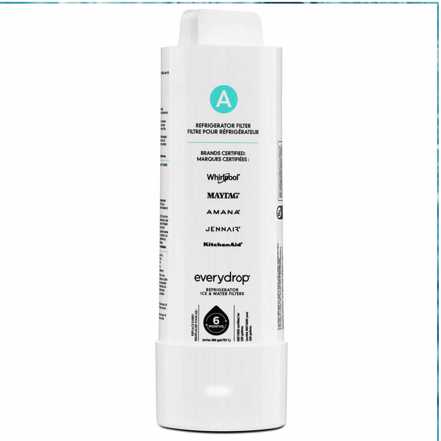 EveryDrop Filter A EDRARXD1 Refrigerator Ice & Water Filter Genuine OEM NEW