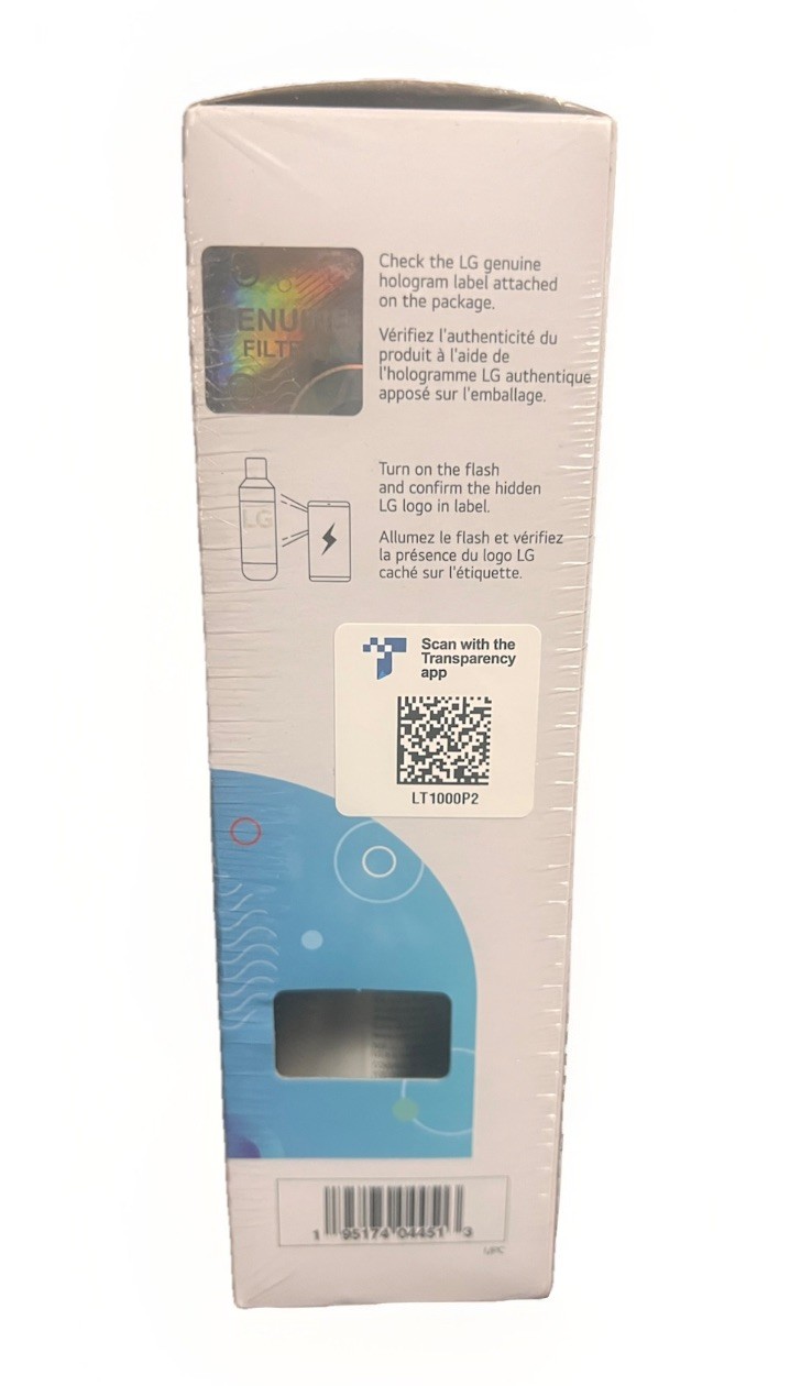 NEW LG LT1000P2 6-Month 200 Gallon Refrigerator Replacement Water Filter 2 Pack