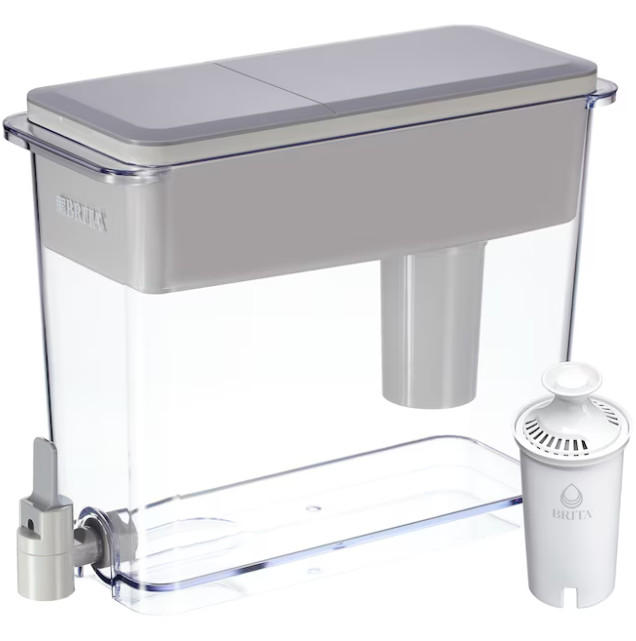 Brita Ultra Max Water Filter Dispenser Gray Plastic Water filter pitcher