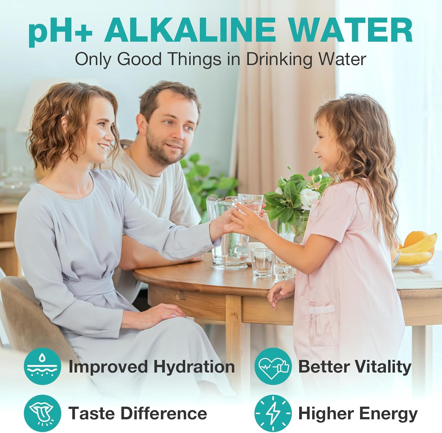 T1-400ALK Alkaline UV Reverse Osmosis System, NSF/ANSI 58 Certified, Tankless RO