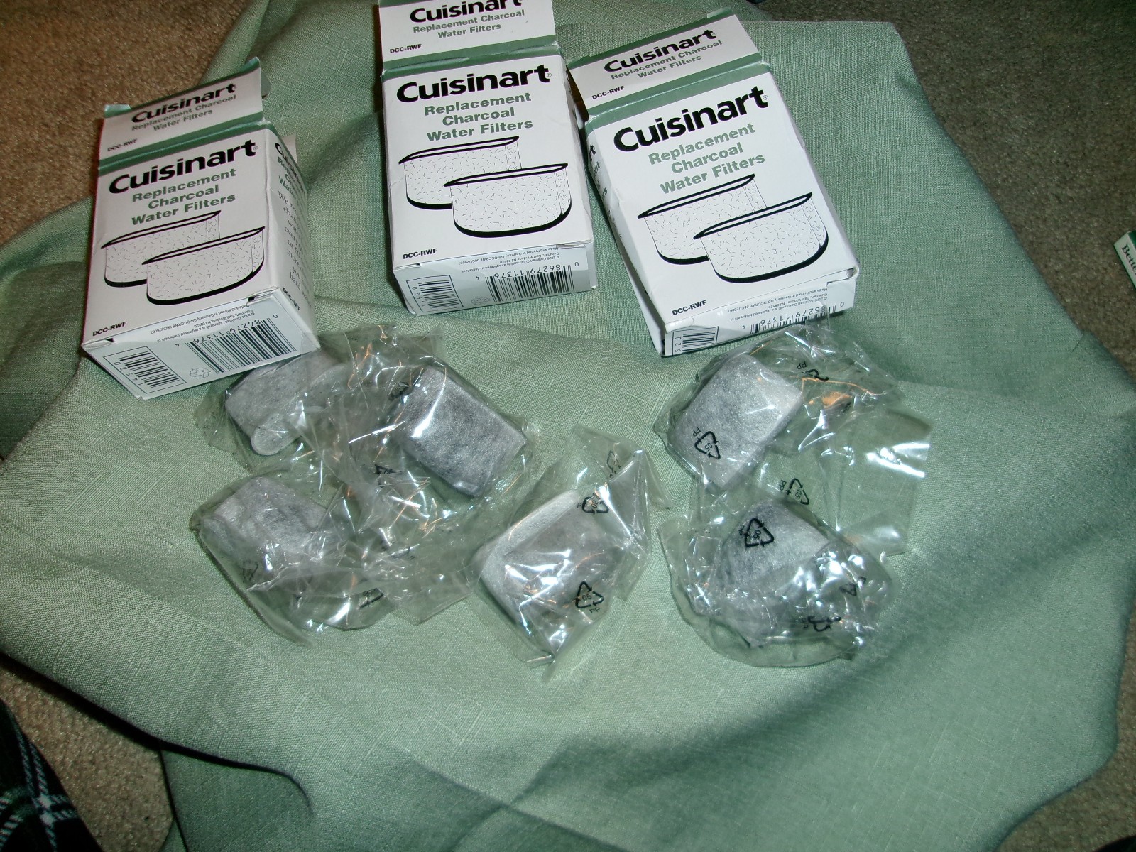 Cuisinart DCC-RWF Charcoal Water Filter Triple Pack of 2 Genuine OEM – QwikShip!