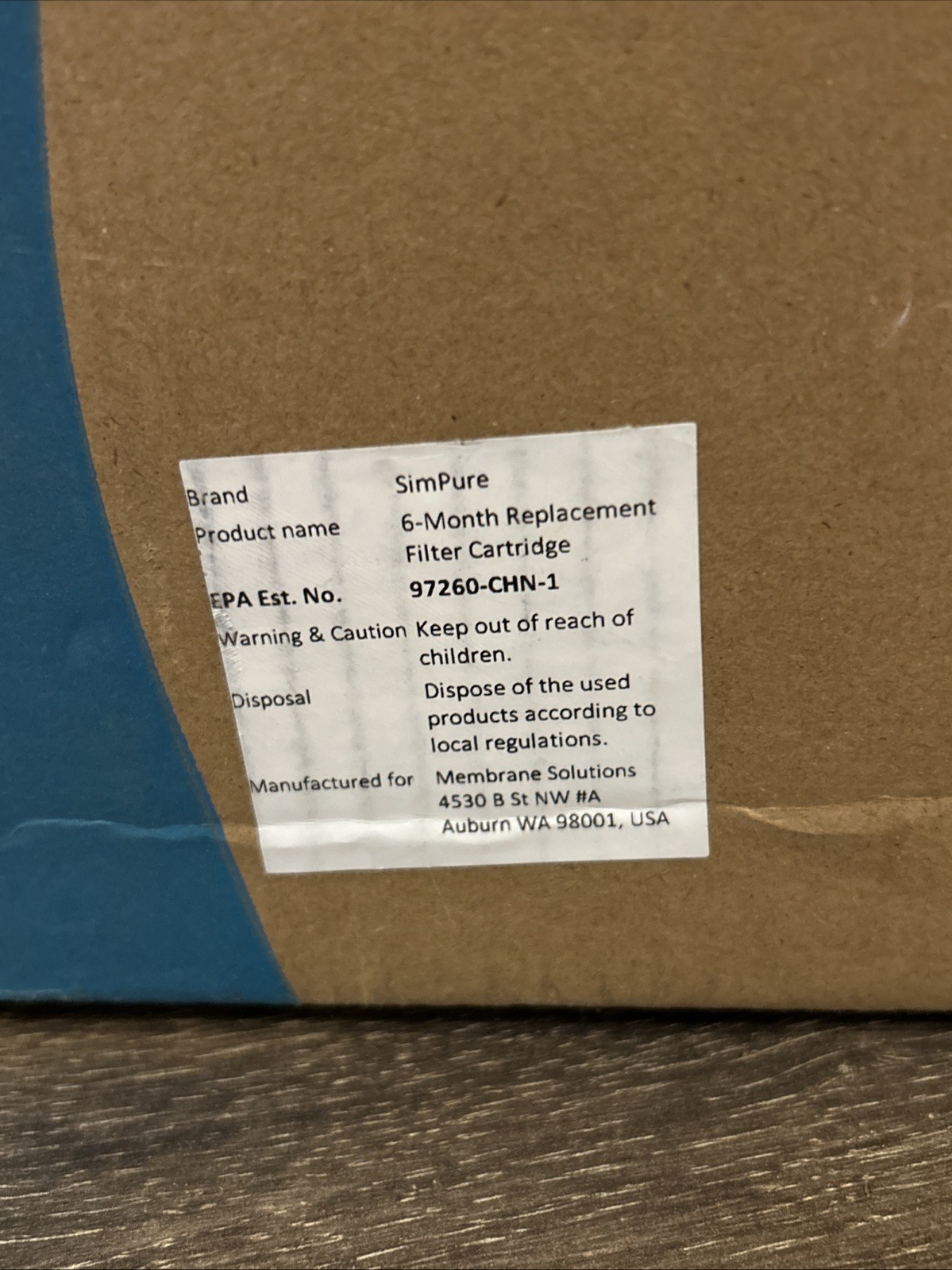 6 Months Set PP, CTO, T33 Water Filter Replacement For SimPure T1-400 RO System