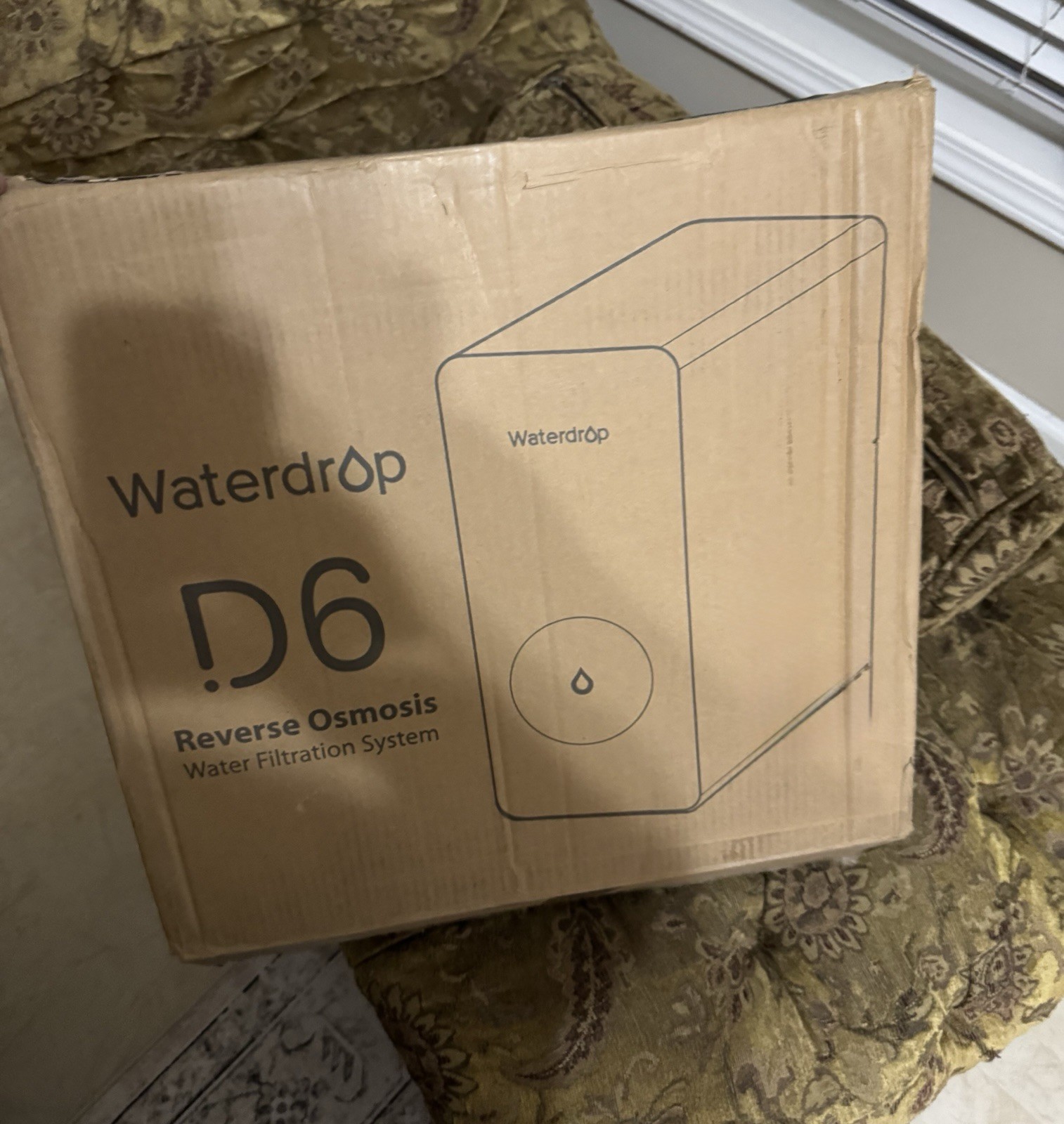 Waterdrop D6 Reverse Osmosis Water Filter, 600 GPD Under Sink Reverse Osmosis