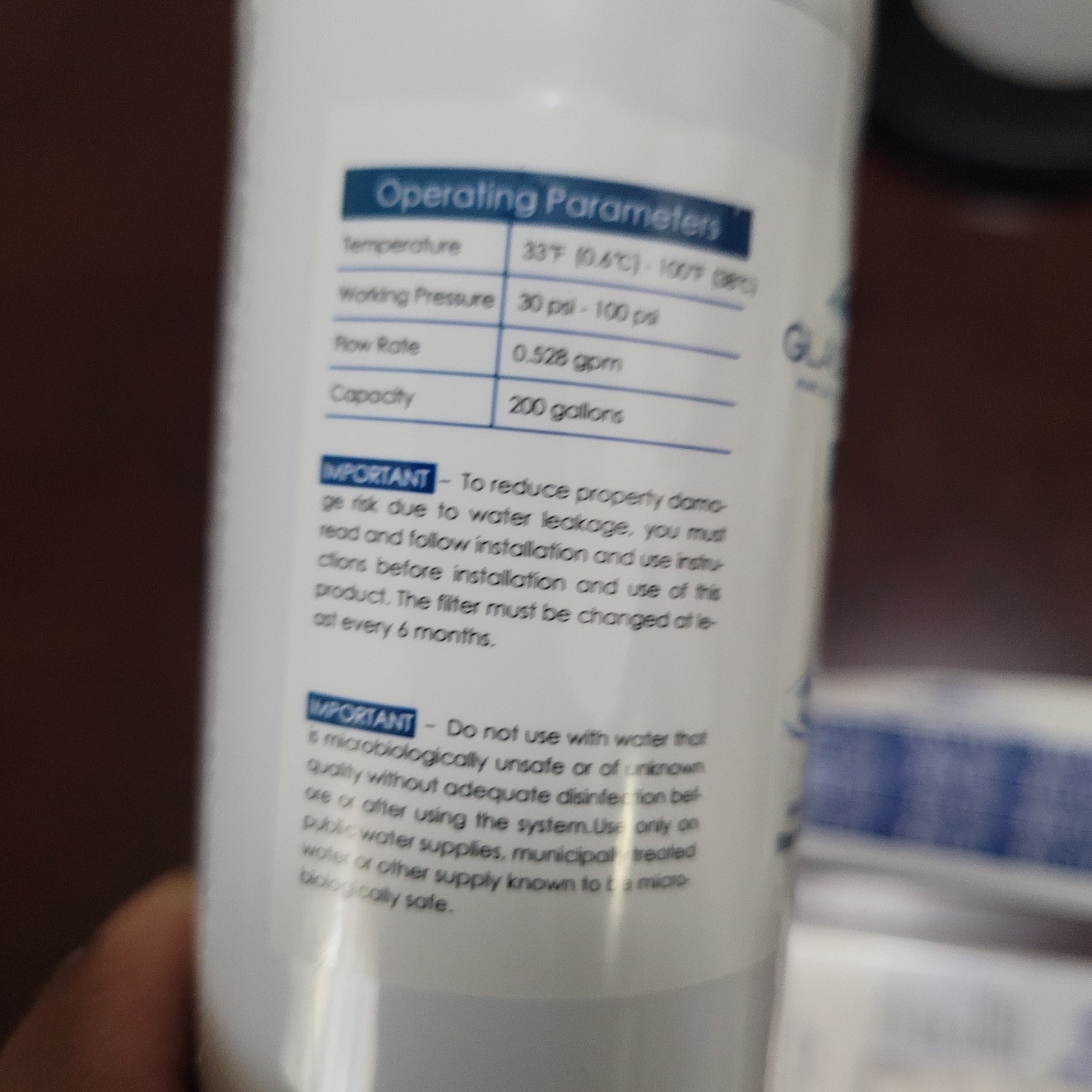 2 Pack Glacier Fresh GF-XWF Water Filter Replacement for GE XWF – New Sealed