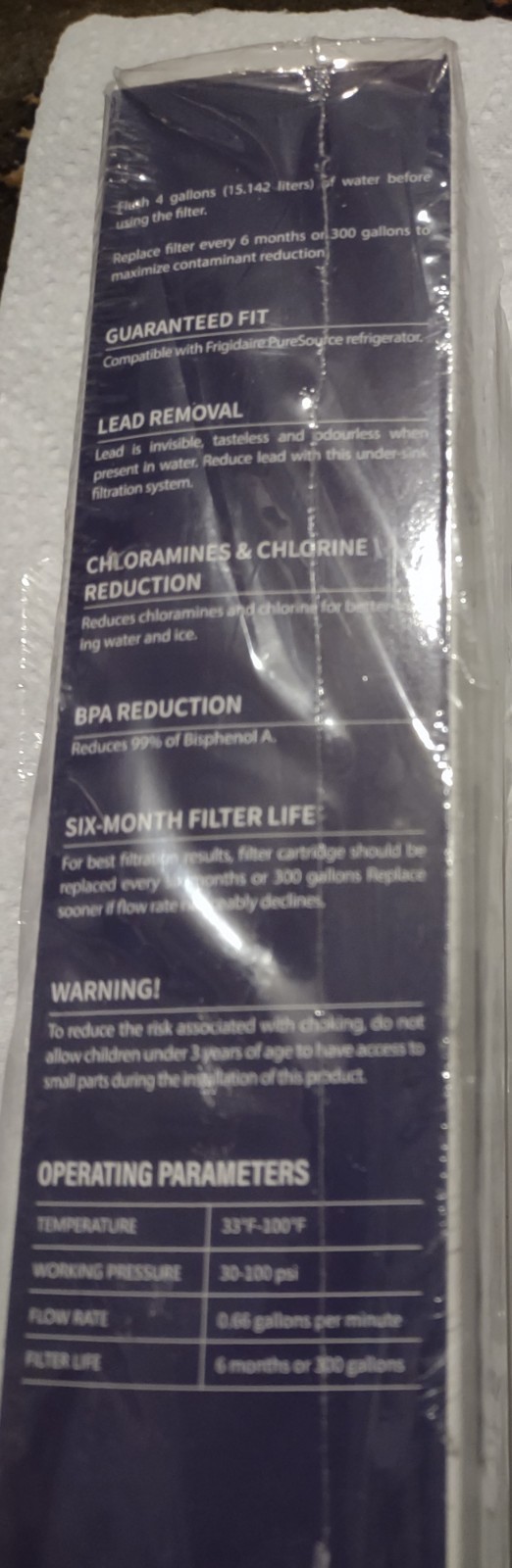 2 Packs F005 Refrigerator Water Filter Replace Filter Ultrawf Puresource Ultra