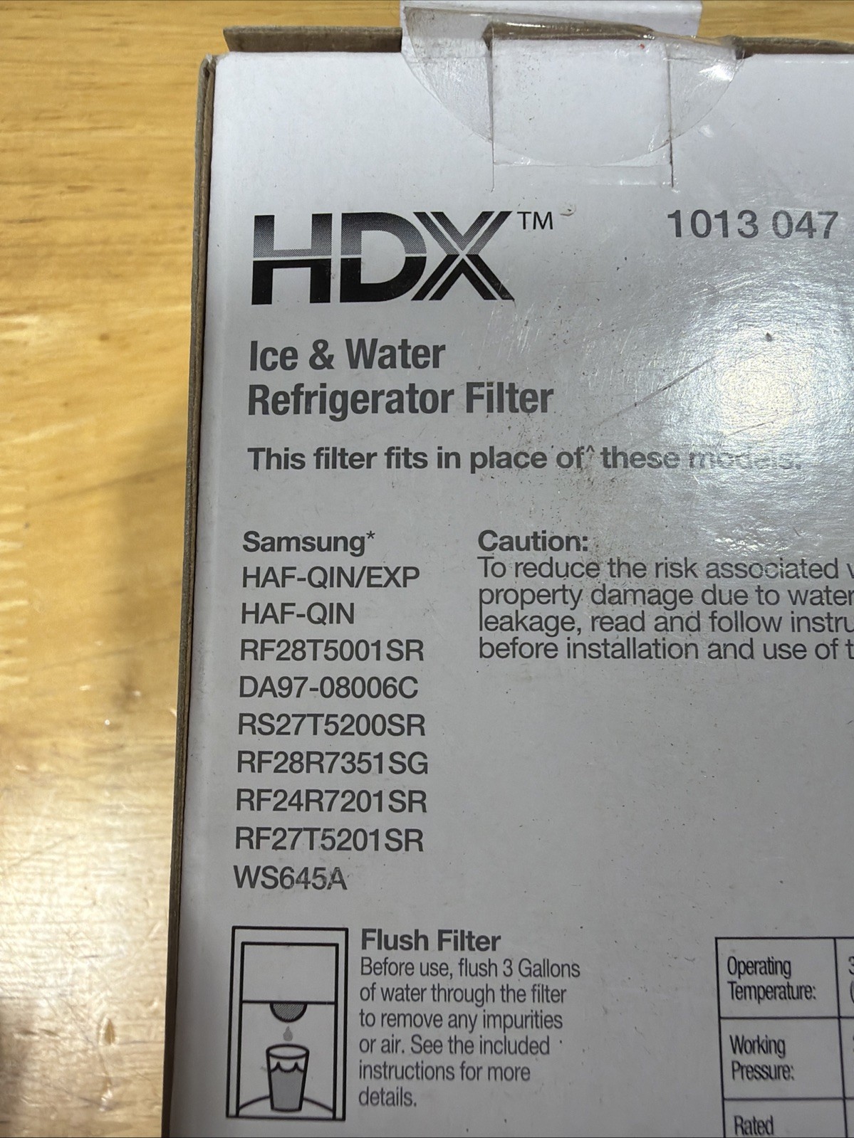 HDX EQS-1-S Standard Refrigerator Water Filters For Samsung HAF-QIN