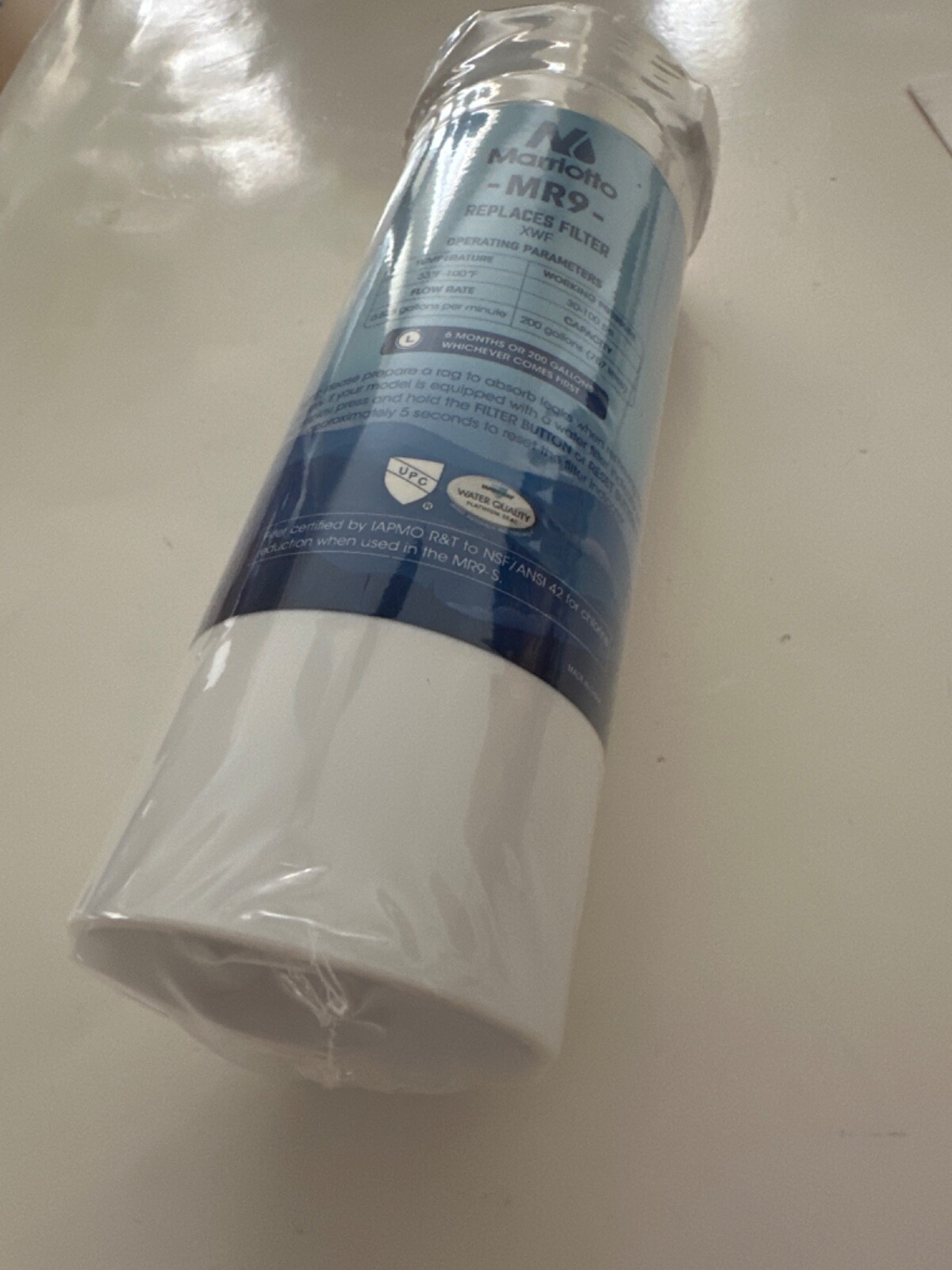 MARRIOTTO XWF Water Filter, Replacement for GE XWF, XWF Genuine Ge Refrigerator