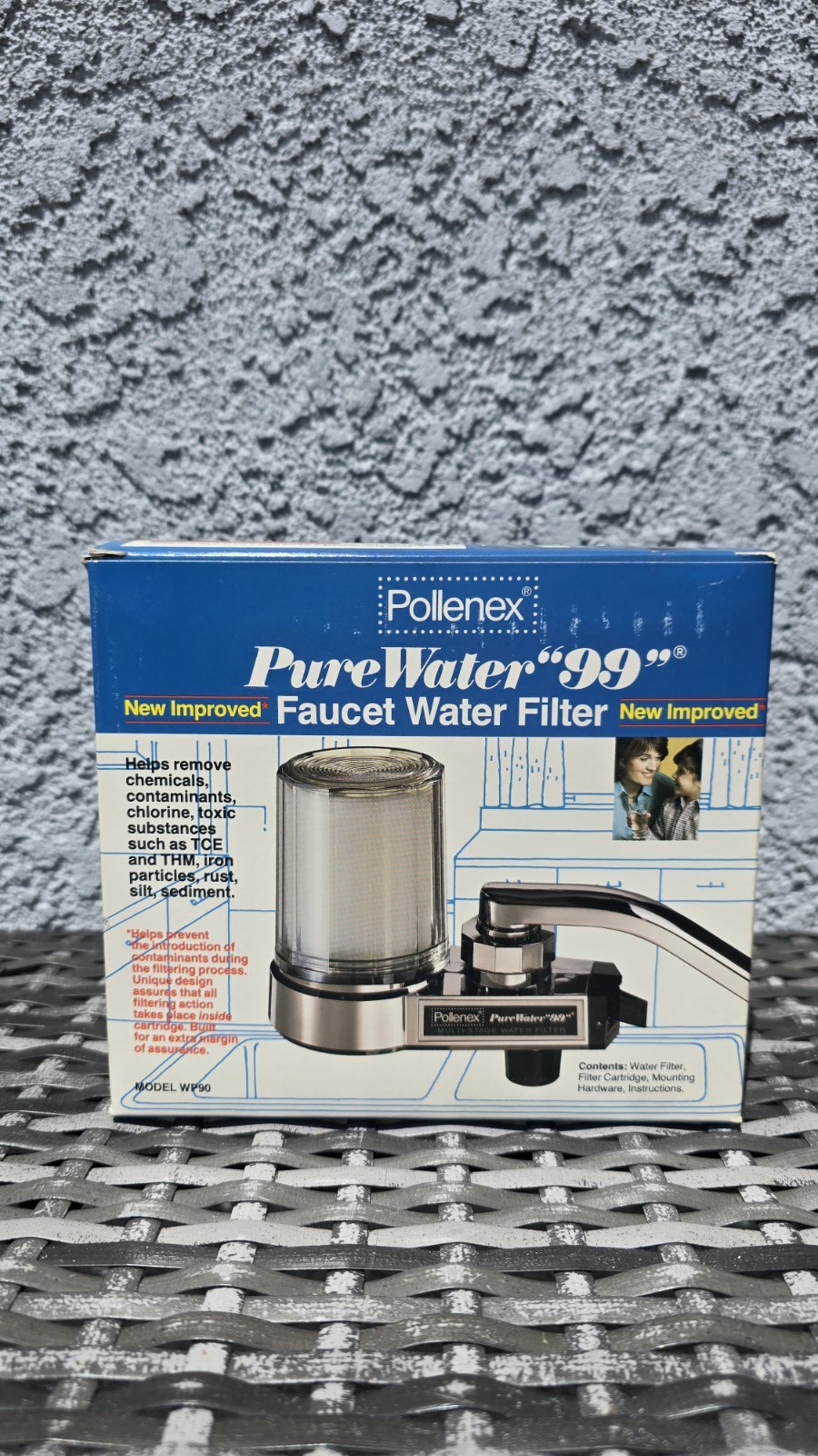 NOS 1986 Pollenex Pure Water “99” Faucet Water Filter Model WP90