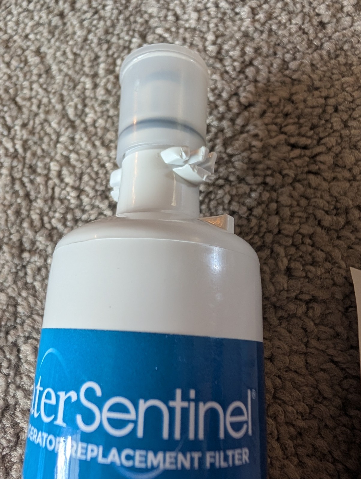 Water Sentinel 1 Replacement Refrigerator Filter WSG-4 New Open See Description