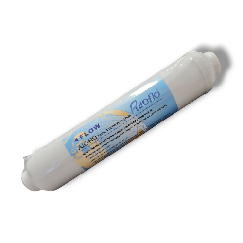 Puroflo AIC-RO10-XD 2″ x 10″ In-Line GAC Filter – 1/4″ FPT, NSF Certified