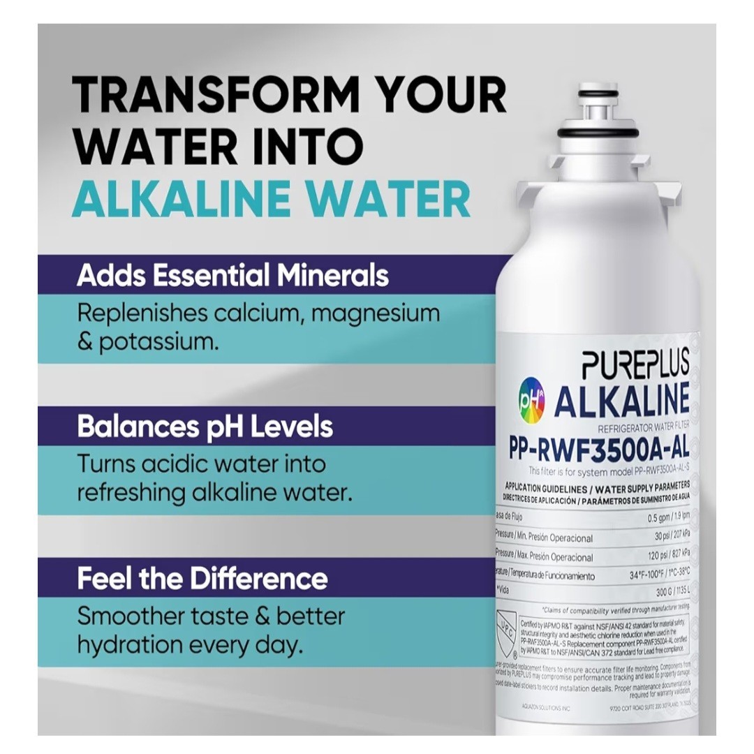 PUREPLUS Alkaline Replacement for ADQ73613401, LG® LT800P®, LT800PC, ADQ736134,