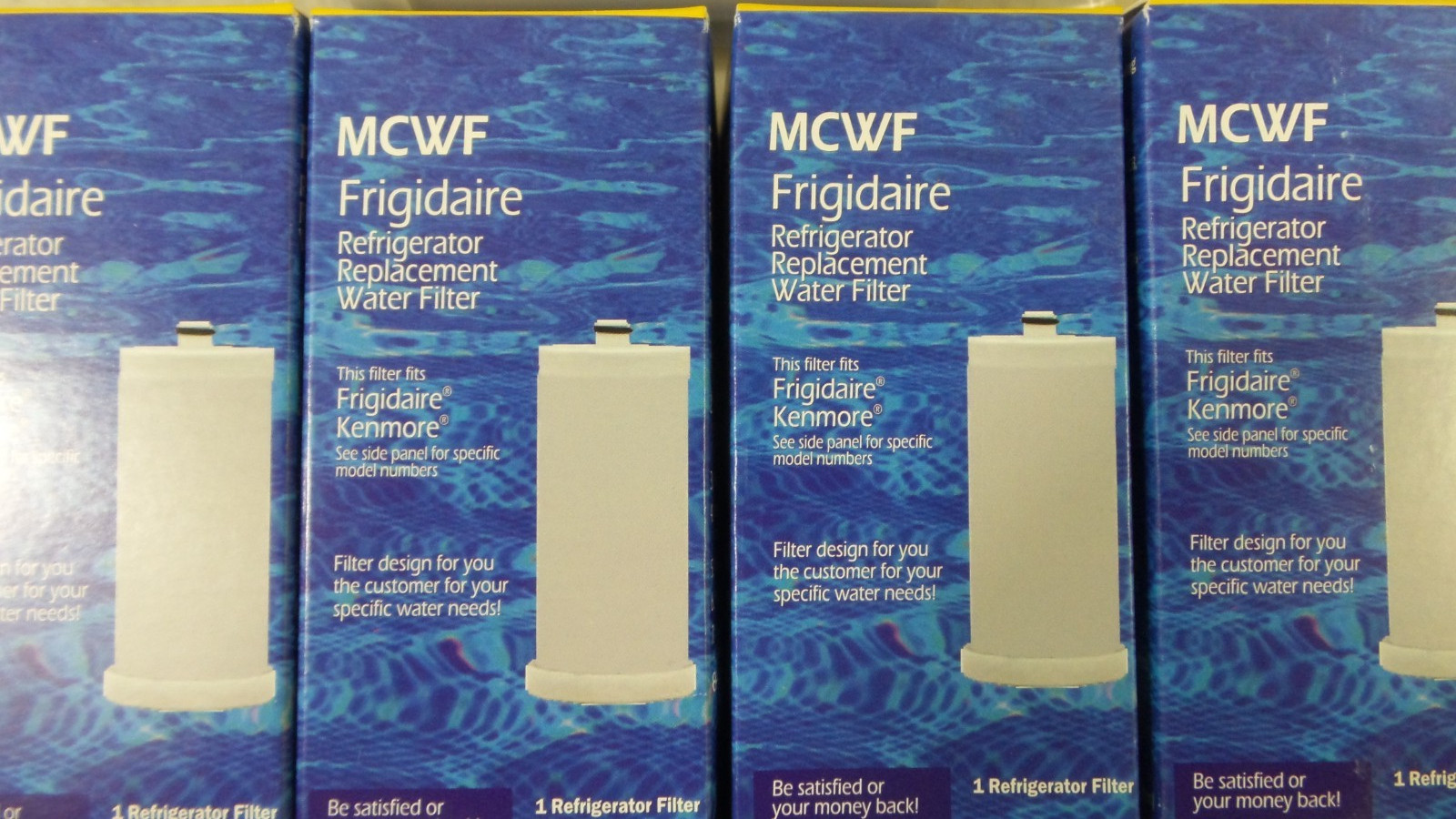 Replacement Refrigerator Water Filter Model MCWF 4 Pack NEW (RF100 RG100 9910)