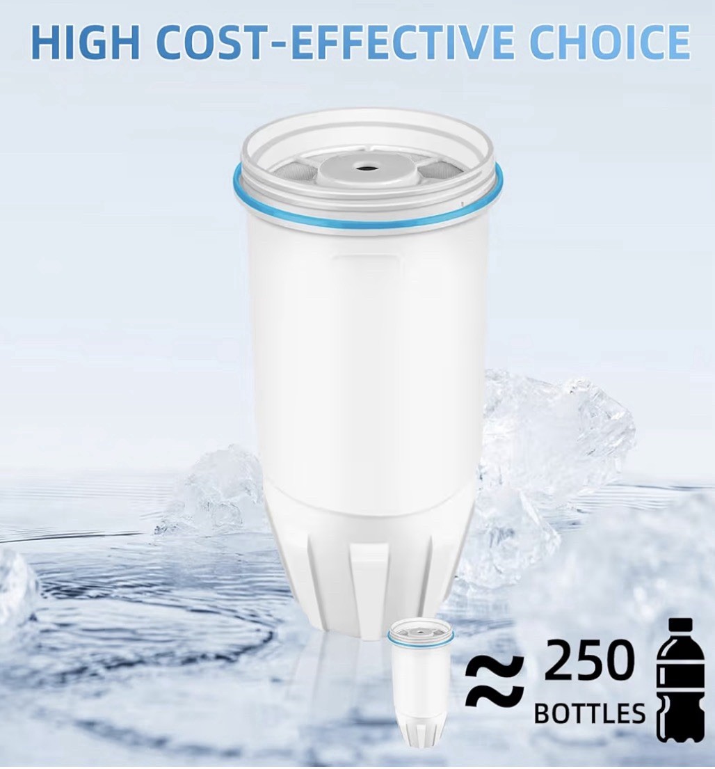 Water Filter Replacement Fit for Zero Pitcher and Dispenser ZR-001 ZR-017 3Pack