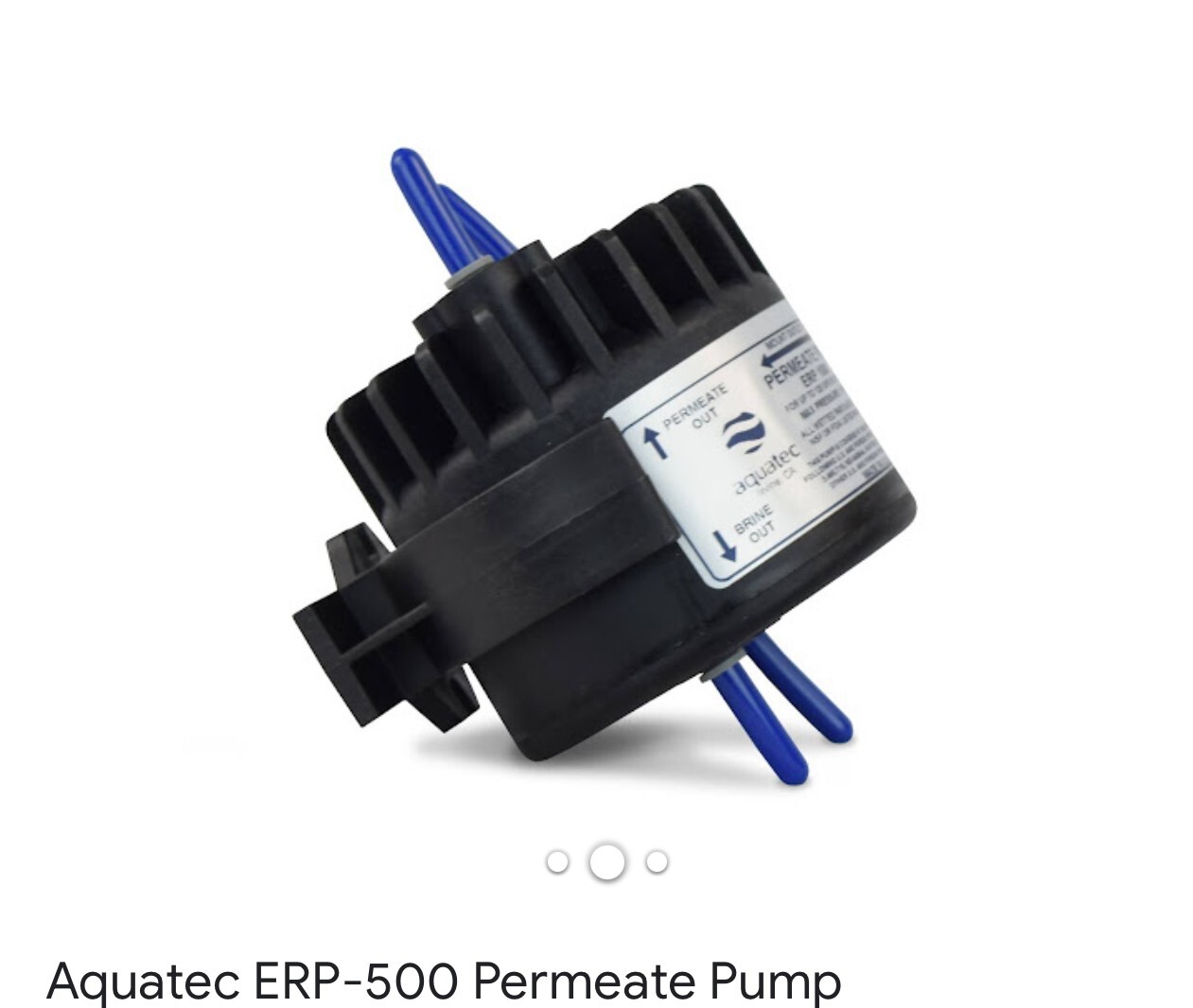 Permeate Pump – ERP 500 for Reverse Osmosis Water Filter Systems | Reduce RO Was
