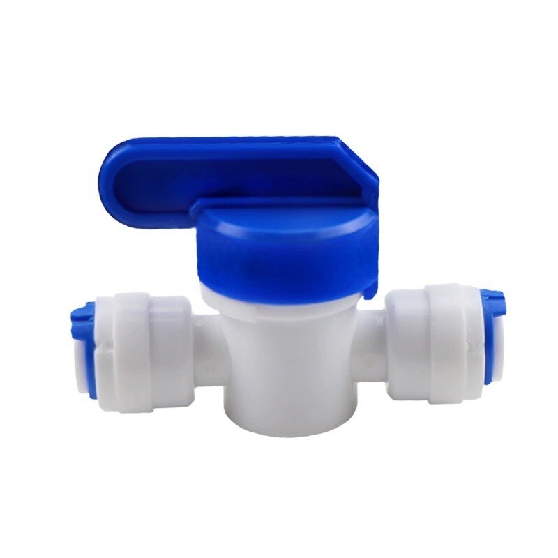 50 PCS Quick Connector 1/4” 3/8“ Tee Push in Tube Fitting for Purifier water Ice