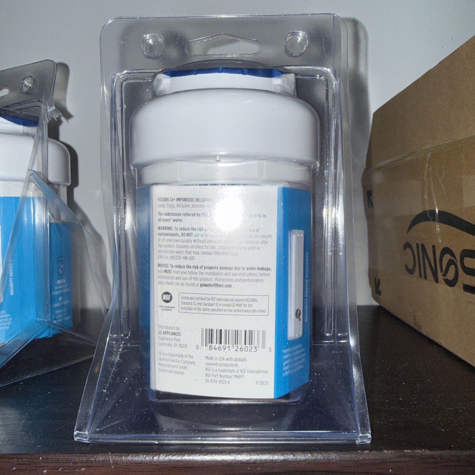 GE Appliances Genuine Refrigerator Water Filter MWF