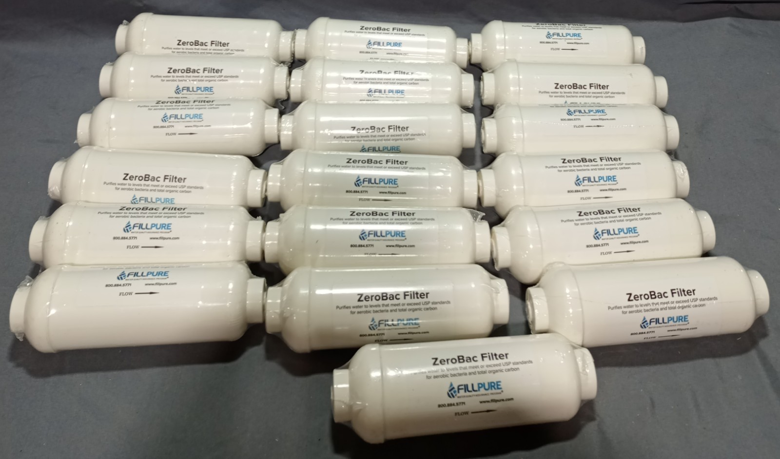 Lot Of 19 FillPure Zero Bac Filter Aerobic Bacteria
