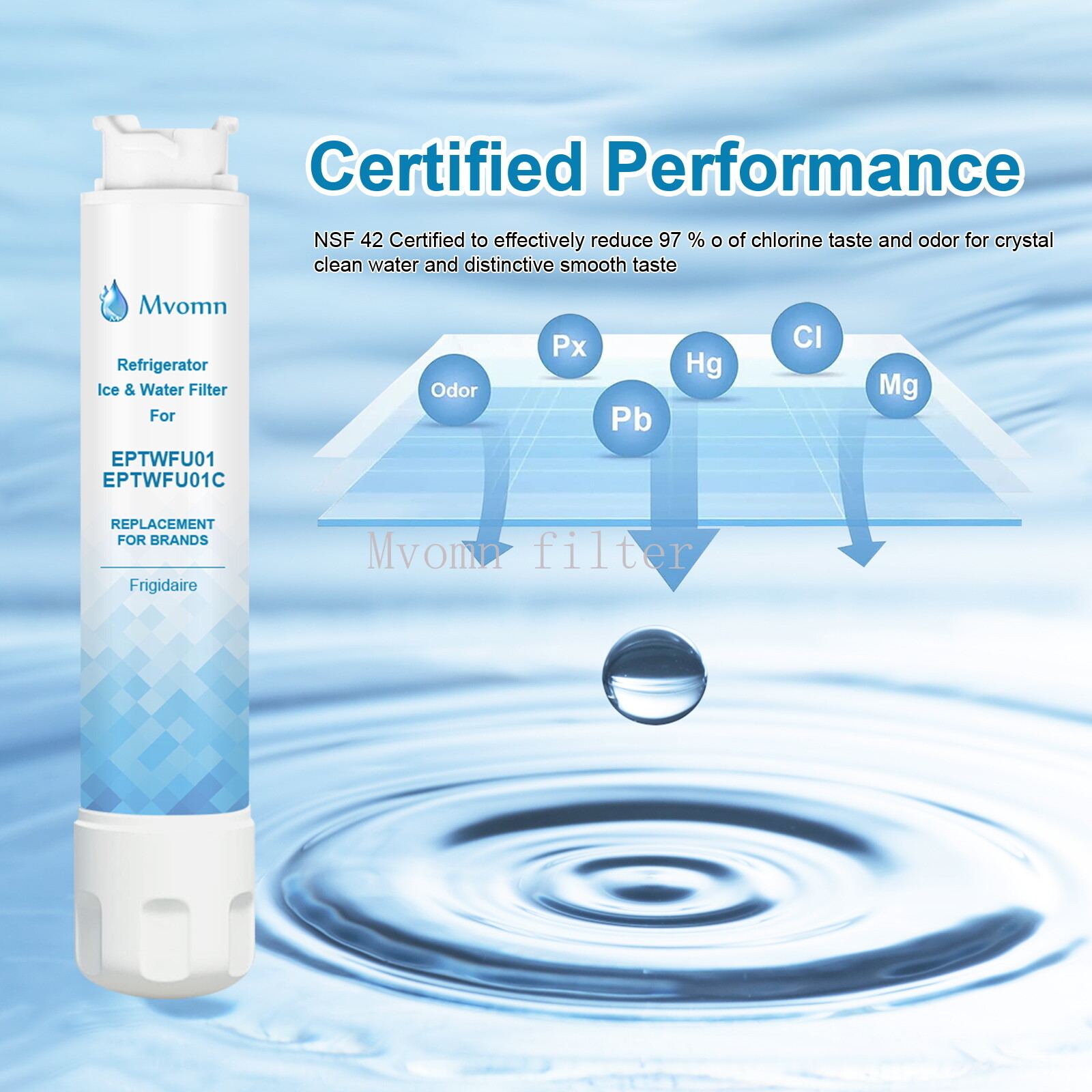 4PACKS For Frigidaire EPTWFU01 Pure Source Ultra II Refrigerator Water Filter