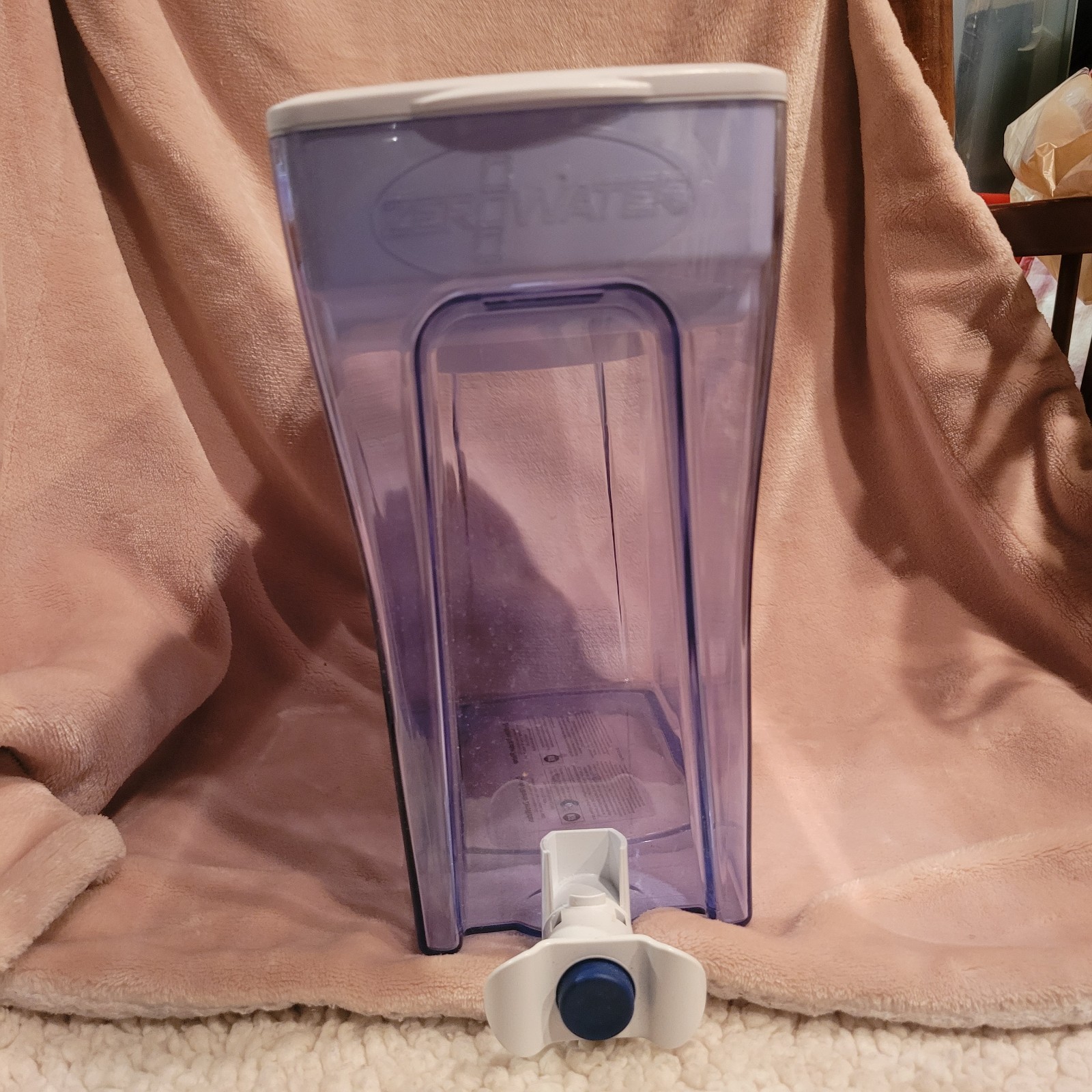 Zero Water Filtration Pitcher Only Dispenser Filtered Health Wellness No Filter