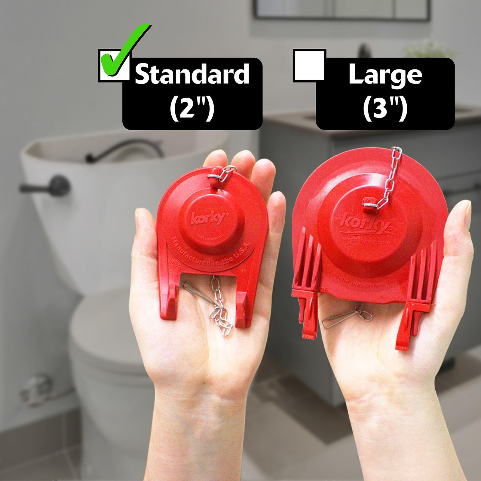 Black 2-inch Complete Toilet Repair Kit, 4010XP, 2X Long-Life, Fixes Leaks