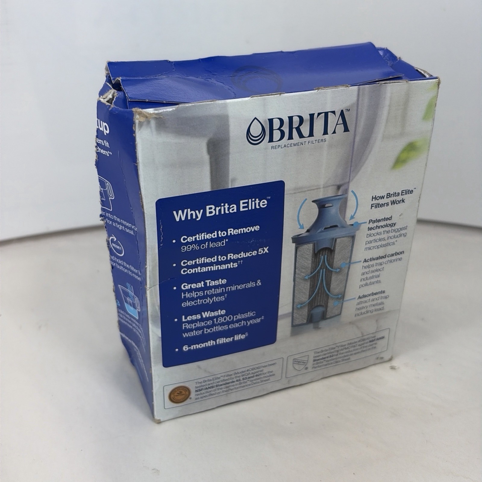 Brita Elite Replacement Filters for Brita Pitchers and Dispensers 2-Pack