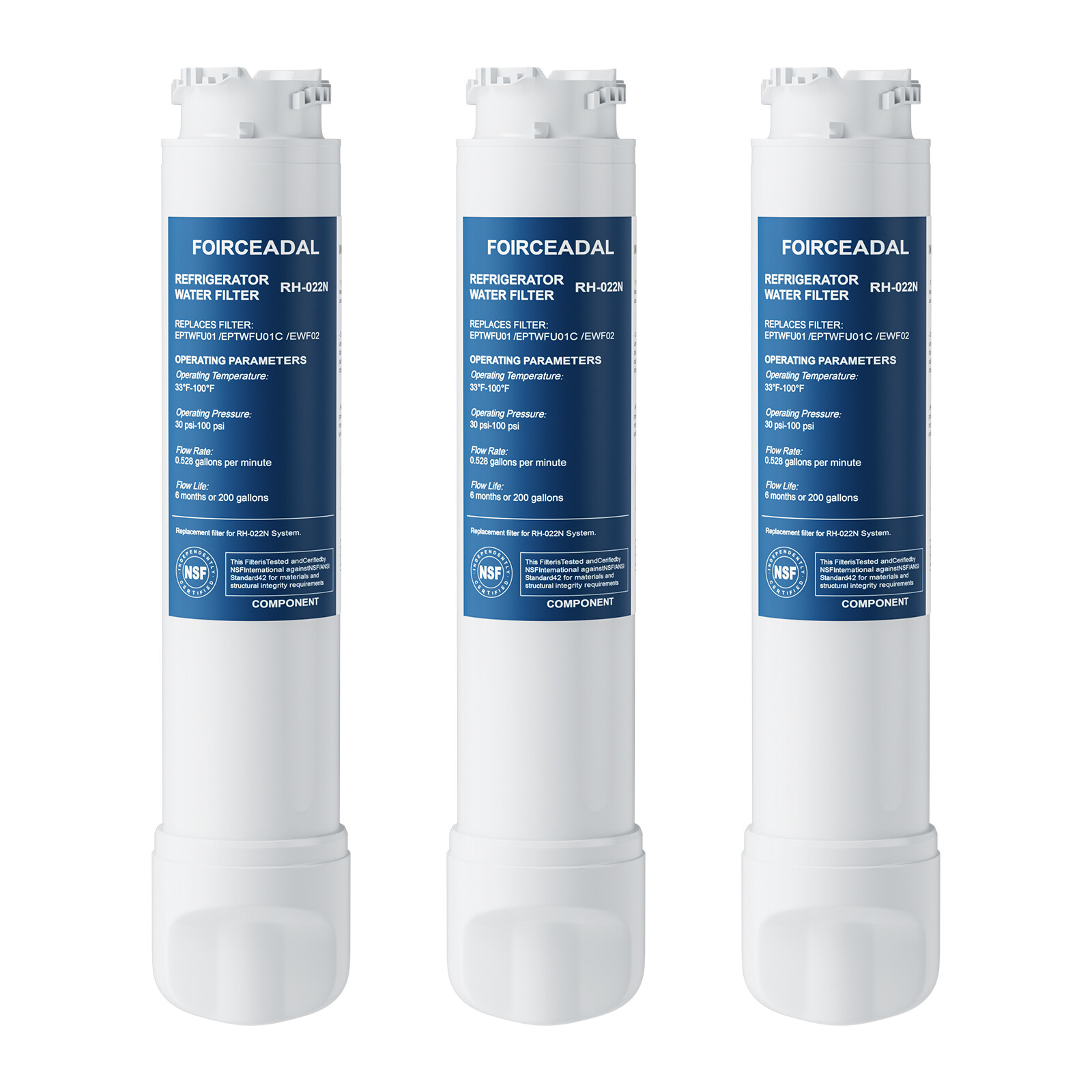 2 PACK for Frigidaire EPTWFU01 Pure Source Ultra II Refrigerator Water Filter US