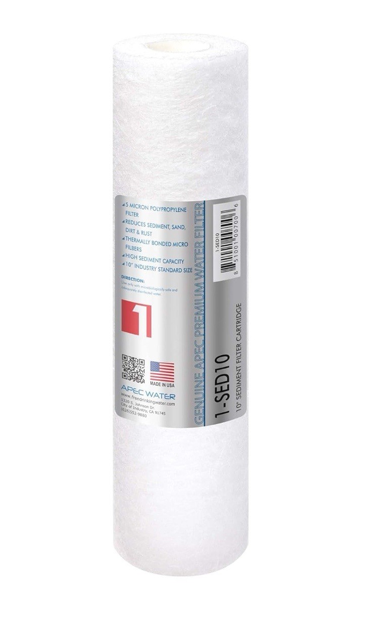 Apec Water 23-CAB10 Carbon Block 10×2.5 Inch Water Filter For Reverse Osmosis