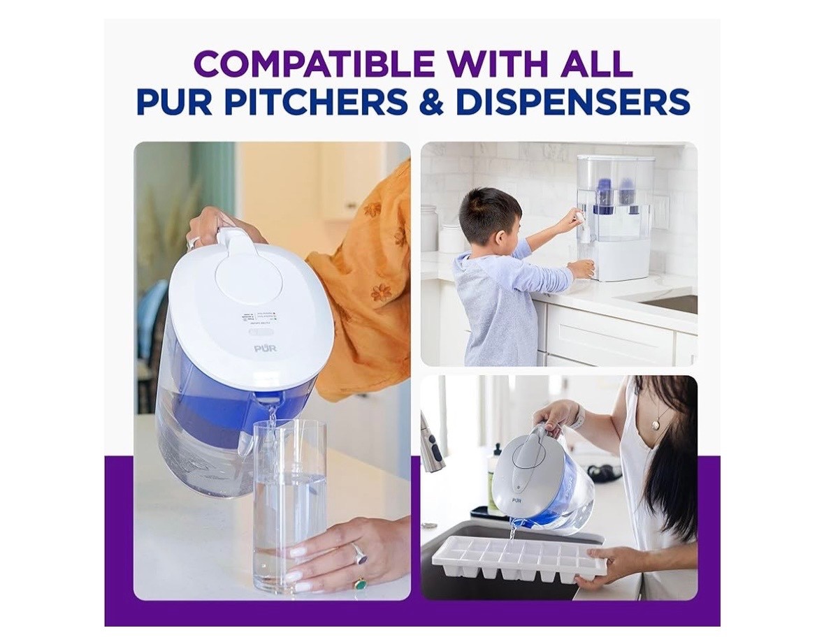 4 PACK PUR PPF900Z4 Water Pitcher & Dispenser Replacement Filters New Sealed