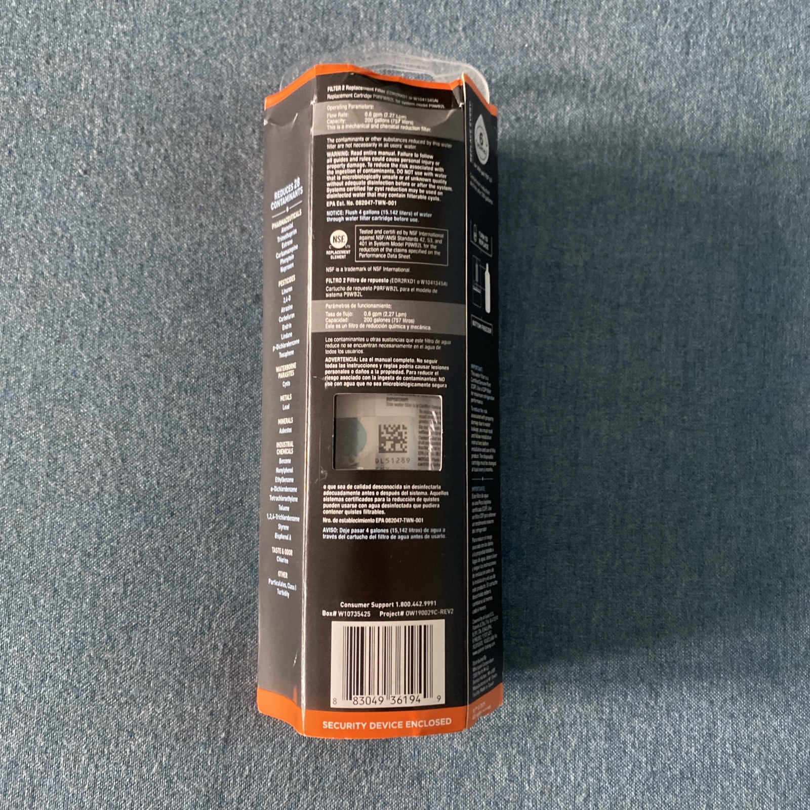 EveryDrop Filter 2 Ice & Water Refrigerator Filter ΕDR2RXD1 New Sealed