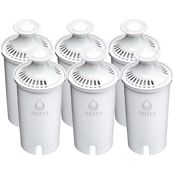 Brita Replacement Water Filters for Brita Water Pitchers and Dispensers – 6ct