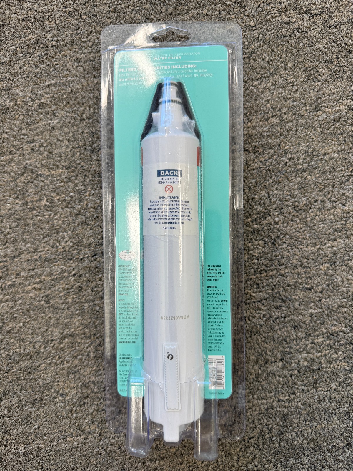 GE RPWFE Genuine Refrigerator Water Filter (WITH CHIP) New Sealed Filter