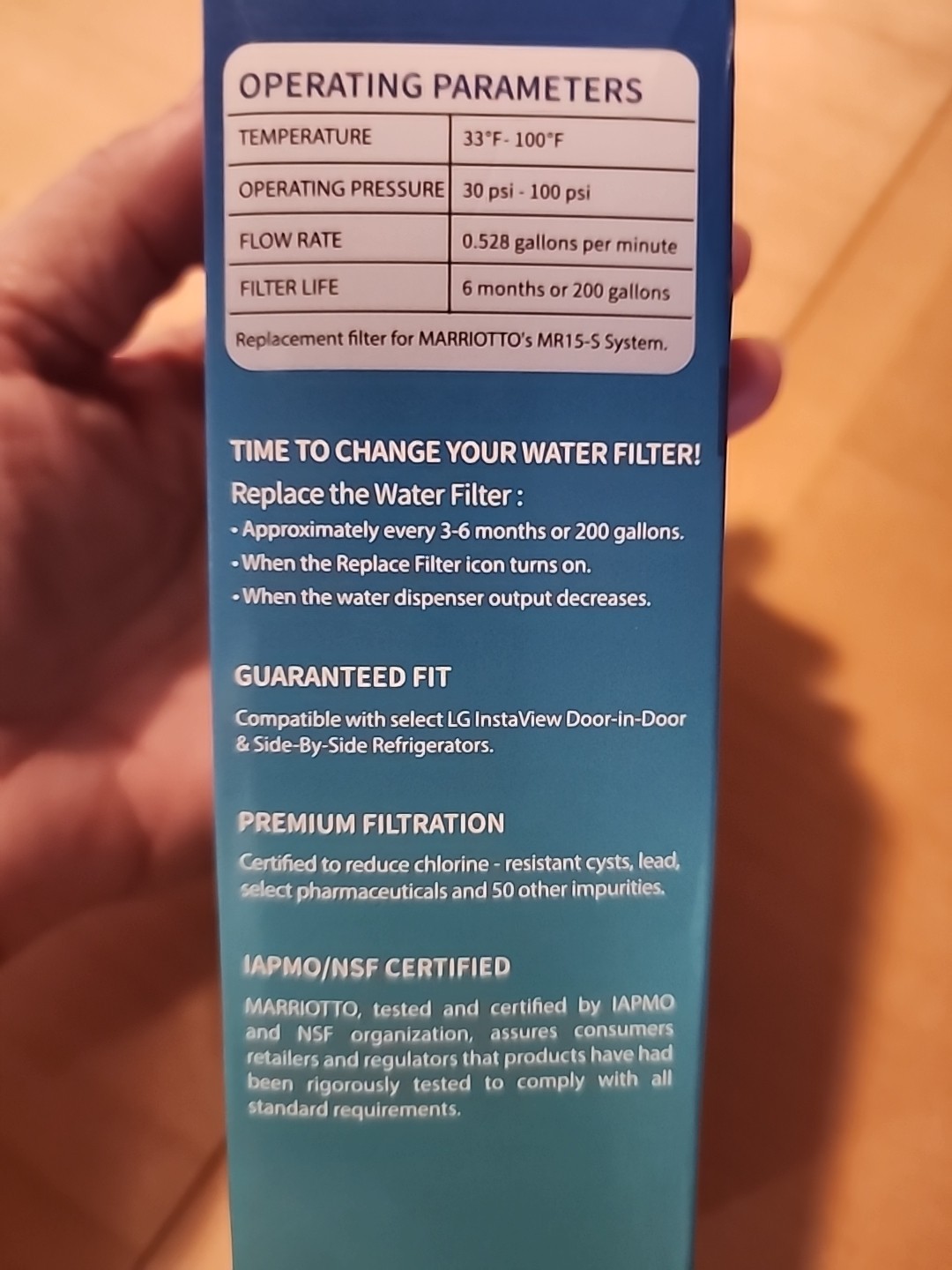 LG LT1000P ADQ747935 MDJ64844601 LT1000PC Water filter Replacement