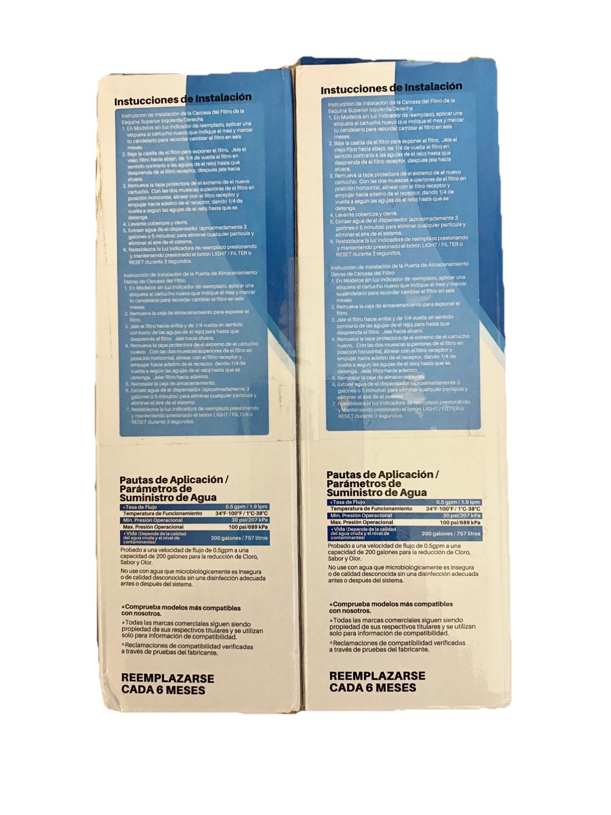 Ice Pure Replacement Refrigerator Water Filters Kenmore Lot of 2 RWF4700AC – NIB