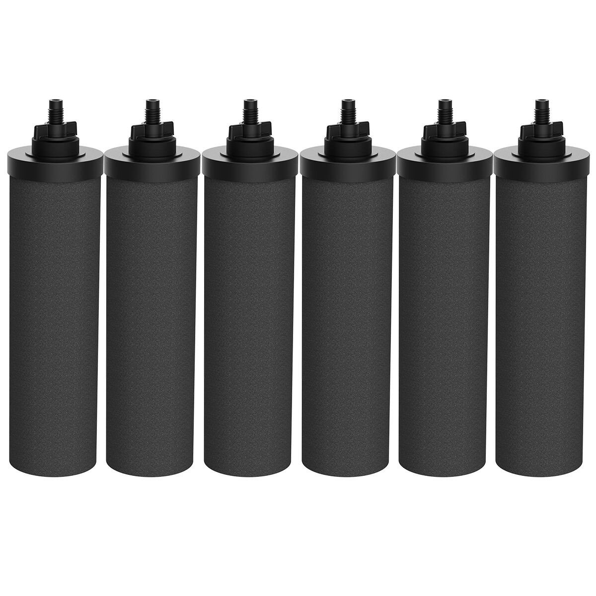 Black Filters Replacement 6pcs,Compatible with Berkey2-9BB Gravity Filter System