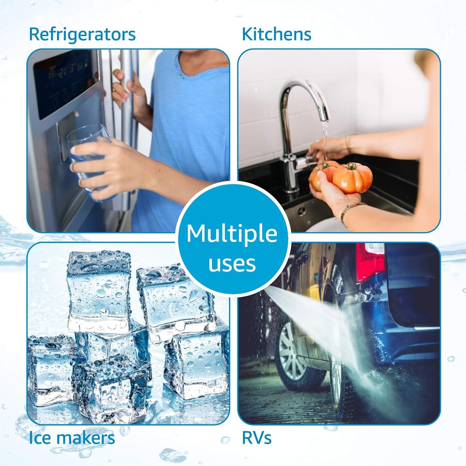 AQUA CREST RC 3 EZ-Change Premium Under Sink Water Filter,Fits Culligan EZ