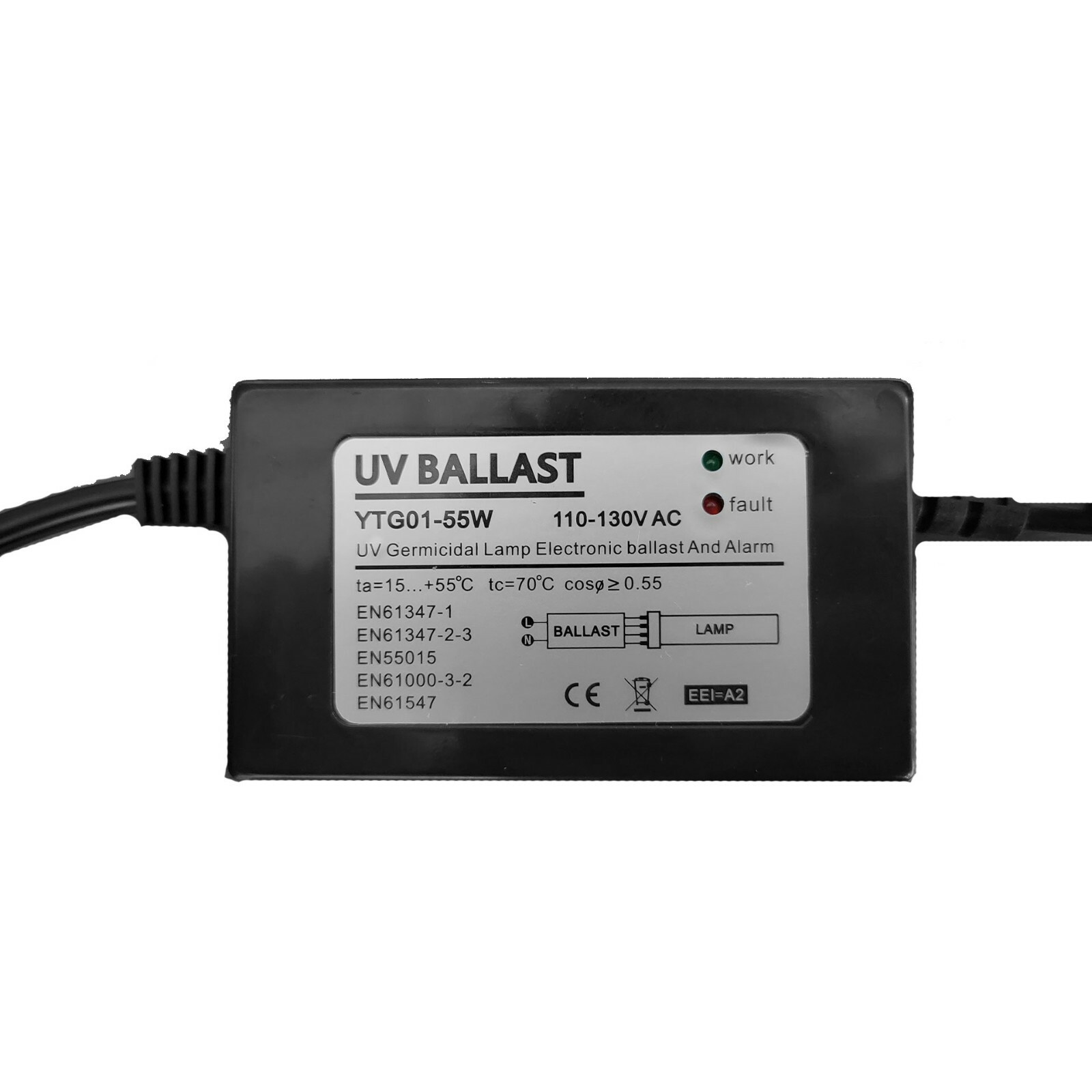 Ballast for 55W Ultraviolet Light Water Purifier Whole House, Light, Audio Alarm